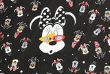 Minnie with Sunglasses!   Plain Cotton Fabric, Fabric by Yard, Yardage Cotton Fabrics for Style Garments, Bags - fabrics-top