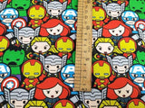 Marvel Super Heroes the Avengers Junior! 1 Meter Top Quality Medium Thickness Plain Cotton Fabric, Fabric by Yard, Yardage Cotton Fabrics - fabrics-top