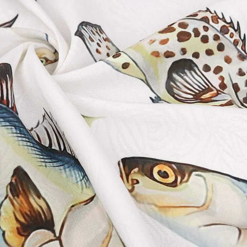 Fish School! 1 Meter Thick Cotton Jacquard Fabric, Fabric by Yard, Yardage Cotton Fabrics for  Style Dress Clothes Skirt - fabrics-top