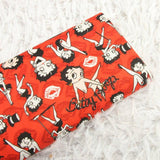 Betty Boop Red 2 Prints! Betty Boop, 1 Meter Medium Thickness Cotton Fabric, Fabric by Yard, Yardage Cotton Fabrics for Style Clothes  Bags - fabrics-top