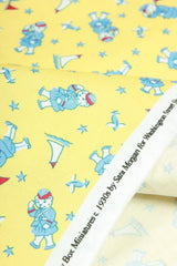 Naval Polar Bear yellow! 1 Yard Medium Thickness Twill Cotton Fabric, Fabric by Yard, Yardage Cotton Fabrics for Style Clothes, Bags  Bears - fabrics-top