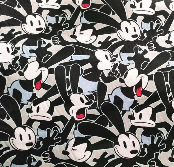Mickey with Long Ears! 1 Meter Medium Thickness  Cotton Fabric, Fabric by Yard, Yardage Cotton Fabrics Style Garments, Bags