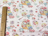 Hello Kitty New Collection 3 Colors! 1 Meter Printed Plain Cotton Fabric, Fabric by Yard, Yardage  Bag Fabrics, Children Kids - fabrics-top