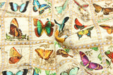 Butterfly Book! 1 Meter Printed Cotton Fabric, Fabric by Yard, Yardage Fabrics, Children  Kids - fabrics-top