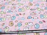 Cinnamoroll and sumikko gurashi! 1 Meter Light Weight Polyester Fabric, Fabric by Yard, Yardage Cotton Fabrics for  Style Garments, Mask - fabrics-top