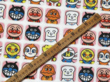 Anpanman アンパンマン! 1 Meter Quality Poly Plain Fabric, Fabric by Yard, Yardage Canvas Fabrics for Clothes Bags, Japanese Cartoon - fabrics-top