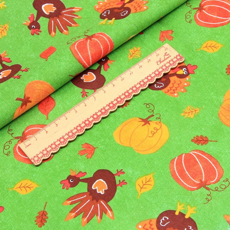 Sales, Holiday Themes Prints! 1 Meter Printed Cotton Fabric, Fabric by Yard, Yardage Fabrics, Children  Kids thanksgiving Halloween - fabrics-top