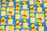 Winnie the Pooh 4 Colors! 1 Meter Stiff Cotton Toile Fabric, Fabric by Yard, Yardage Cotton Canvas Fabrics for Bags Style Beer Winnie - fabrics-top