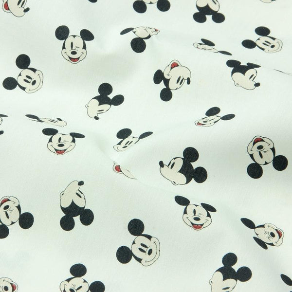 Mickey Heads! 1 Meter Light Weight Thickness Polyester Fabric, Fabric by Yard, Yardage Fabrics for Style Garments, Bags