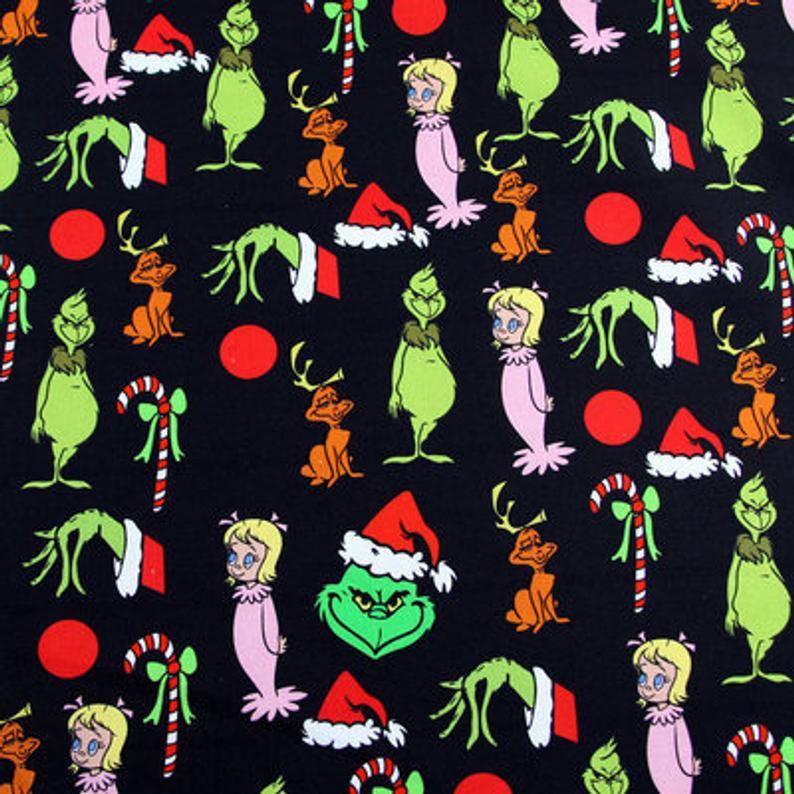 Not Today Karen Grinch! 1 Meter Medium Children Plain Cotton Fabric, Fabric by Yard, Yardage Cotton Fabrics for  Style Garments, Bags - fabrics-top