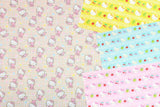 Hello Kitty Collection Stripes! 1 Meter Printed Plain Cotton Fabric, Fabric by Yard, Yardage  Bag Fabrics, Children Fabrics, Kids, Japanese