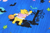 Winnie the Pooh for Halloween! 1 Meter Medium Thickness Cotton Fabric, Fabric by Yard, Yardage Cotton Fabrics for Style Clothes, Bags - fabrics-top