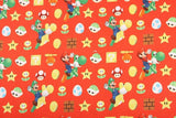 Super Mario and Friends Series 3 Colors! 1 Meter Top Quality Medium Thickness Plain Cotton Fabric, Fabric by Yard, Yardage Cotton 202011 - fabrics-top