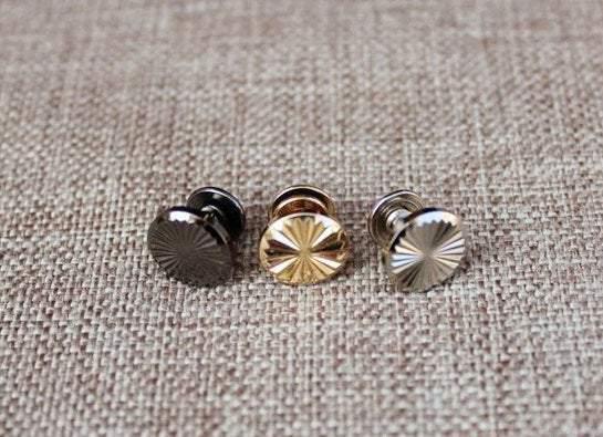 10 sets Flicking Plated Screw Rivets, Flicking Chicago screwConcho screw Non-Rusting Leather Rivet, Leather Hardware for Belt Installing.