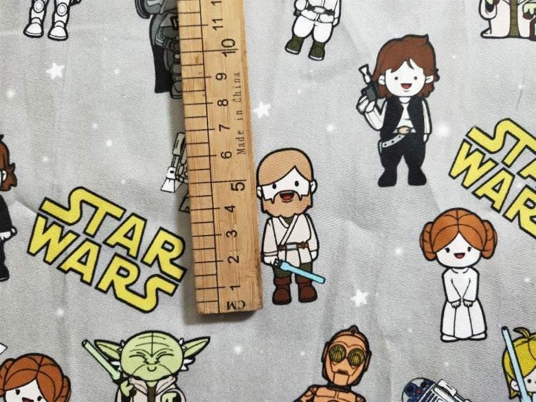 Star Wars ! 1 Meter Medium Thickness Cotton Fabric, Fabric by Yard, Yardage Cotton Fabrics for  Style Garments - fabrics-top