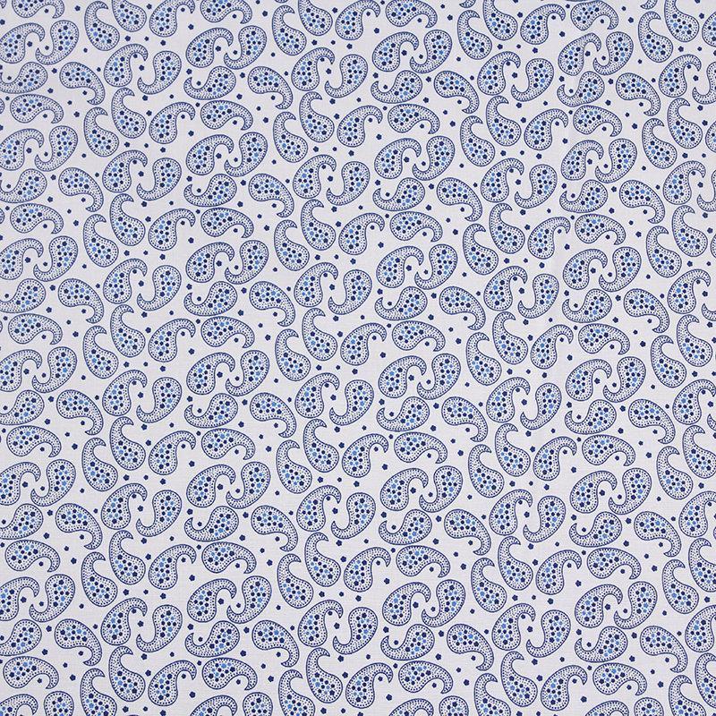 Simple Small Paisley 2 colors! 1 Meter Quality Printed Cotton,  Fabrics by Yard, Fabric Yardage Floral Fabrics - fabrics-top