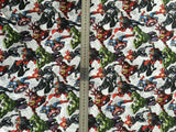 the Avengers Marvel Comics Super Hero Collection! 1 Meter Medium Thickness Plain Cotton Fabrics for Style Garments, Bag black Panthers - fabrics-top