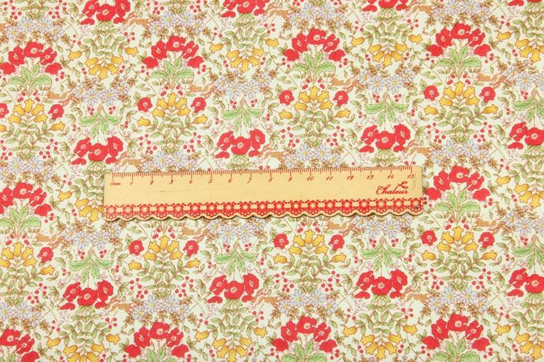 Wild Flowers ! Quality Printed Cotton Fabrics by Yard, Fabric Yardage Floral Fabrics - fabrics-top