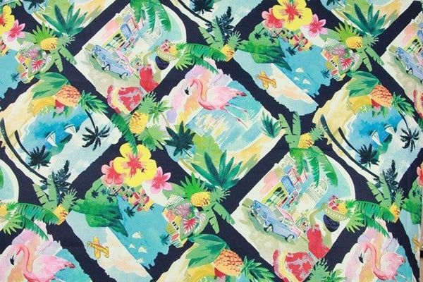 Flamingo Green! 1 Block (0.75m) Medium Thickness Plain Cotton Fabric, Fabric by Yard, Yardage Cotton Fabrics for  Style Garments, Bags