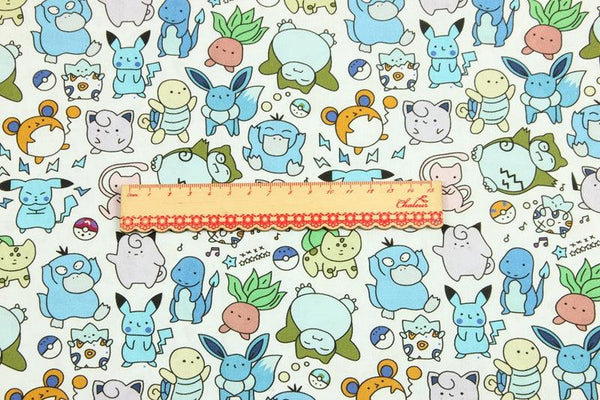 Cartoon characters stitch! 1 Meter Printed Cotton Fabric, Fabric by Yard, Yardage Cotton Bag Fabrics, Children Fabrics,Japanese - fabrics-top