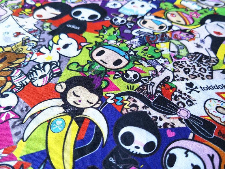 Tokidoki Japanese Ladies! 1 Meter Top Quality Cotton Plain Fabric, Fabric by Yard, Yardage Cotton Fabrics for Clothes Bags Japan Theme - fabrics-top