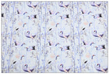 Red-crowned Crane Birds! 1 Meter Medium Weight Plain Cotton Fabric, Fabric by Yard, Yardage Cotton Fabrics for  Style Garments, Bags