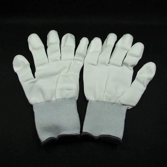 6 Pairs of Sweatproof Working Gloves, Great for Leather Sewing and Cutting, Knitted Working Gloves - fabrics-top