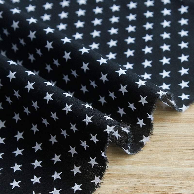 Small Stars 3 colors! 1 Meter Quality Printed Cotton,  Fabrics by Yard, Fabric Yardage Floral Fabrics - fabrics-top