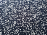 Shark Fish Bones Navy! 1 Meter Quality Printed Cotton, Fabrics by Yard, Fabric Yardage Fabrics Japanese Style