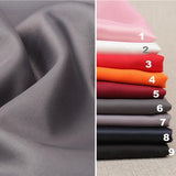 Top Quality Poly Pongee! 1 Meter Top Quality Twill Anti-static Solid-Color Poly Pongee Lining Fabric, Lining Fabrics, Coat Lining, Faux Silk