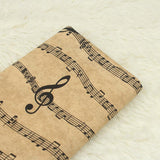 Musical Notes! 1 Meter Medium Thickness Plain Cotton Fabric, Fabric by Yard, Yardage Cotton Fabrics for  Style Garments, Bags - fabrics-top