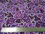 Lilac Paisley, Kiev Paisley, Island Blooms, Indio Painted Medallion! 1 Meter Quality Printed Cotton,  Fabrics by Yard Vera Retired pattern - fabrics-top
