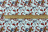 Hello Kitty New Collection 3 Colors! 1 Meter Printed Plain Cotton Fabric, Fabric by Yard, Yardage  Bag Fabrics, Children Kids - fabrics-top