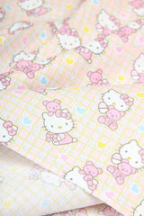 Hello Kitty Collection Stripes! 1 Meter Printed Plain Cotton Fabric, Fabric by Yard, Yardage  Bag Fabrics, Children Fabrics, Kids, Japanese - fabrics-top