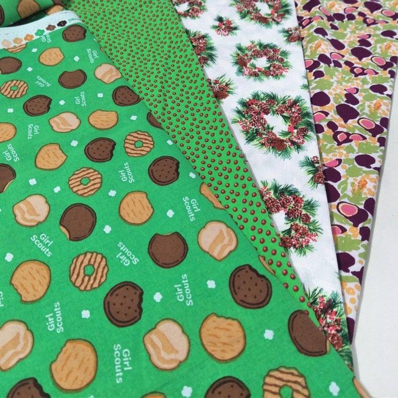 Girl Scouts Series! 1 Meter Medium Thickness Cotton Fabric, Fabric by Yard, Yardage Cotton Fabrics for Style Clothes, Bags