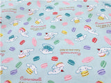 Cinnamoroll and sumikko gurashi! 1 Meter Light Weight Polyester Fabric, Fabric by Yard, Yardage Cotton Fabrics for  Style Garments, Mask - fabrics-top