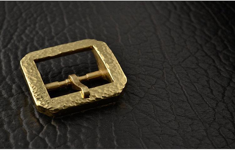 Solid Hand Made  日“ Shape  1.5'' Belt Buckles for Men, Perfectly Beautiful hand Forged Brass Buckle Stainless Steel Buckle Big Belt Buckle - fabrics-top