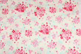 Sakura blooms Japanese Style! 1 Meter Printed Cotton Fabric, Fabric by Yard, Yardage Fabrics, Children  Kids