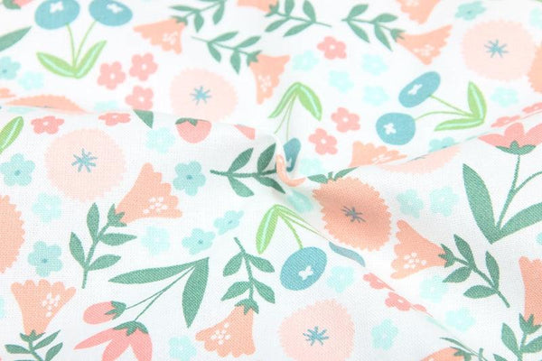 Simple Floral! 1 Yard Quality Medium Thickness Plain Cotton Fabric, Fabric by Yard, Yardage Cotton Fabrics for Style 2101 - fabrics-top