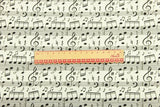 Musical Notes! 1 Meter Medium Thickness Plain Cotton Fabric, Fabric by Yard, Yardage Cotton Fabrics for  Style Garments, Bags - fabrics-top