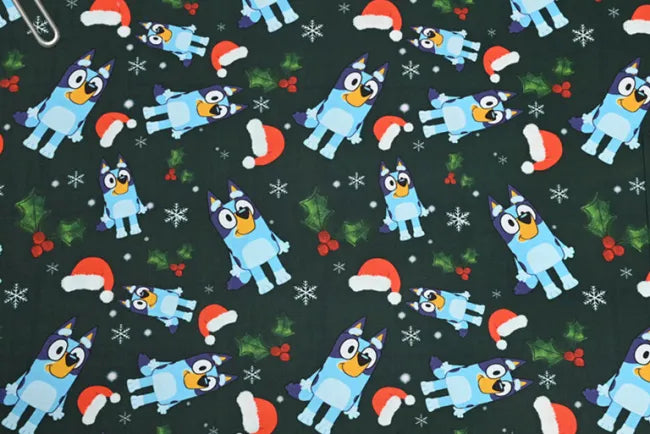 Bluey Bingo the puppies 7 Colors !1 Yard Quality Medium Thickness Plain Cotton Fabric, Fabric Australian - fabrics-top