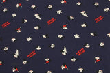 Classic Mickey navy blue! 1 Meter Plain Cotton Fabric, Fabric by Yard, Yardage Cotton Fabrics for  Style Garments, Bags Cockerel Chicken