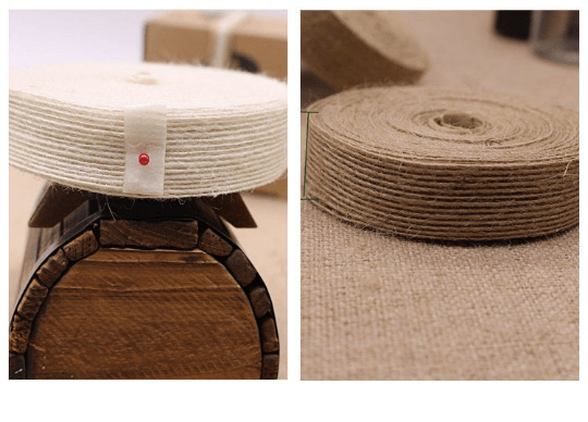 Retro 10 Yards of High Quality Plain Flat Jute Ribbon, Knitted Hemp Ribbon, Jute-Cotton Ribbon, Width 0.6~4cm, 11 Patterns, Lace Belt - fabrics-top