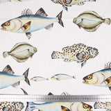 Fish School! 1 Meter Thick Cotton Jacquard Fabric, Fabric by Yard, Yardage Cotton Fabrics for  Style Dress Clothes Skirt - fabrics-top