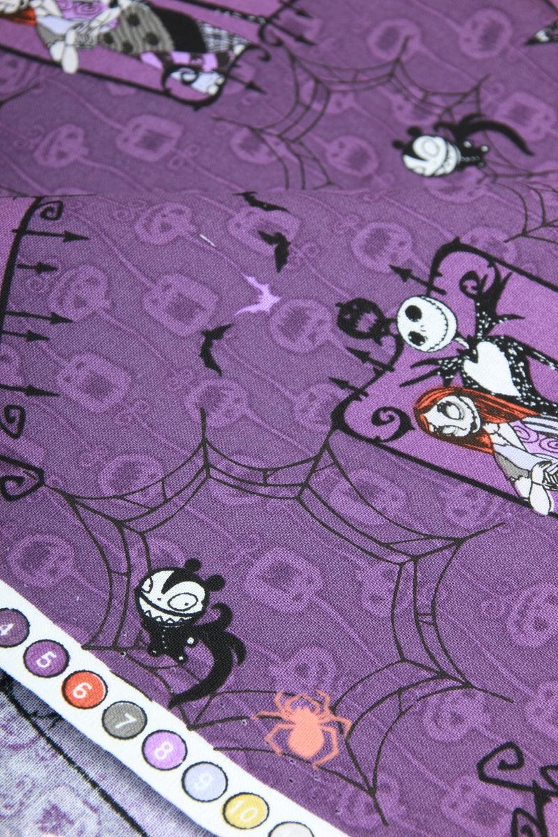 Corpes Bride the Hollywood Movies Purple! 1 Meter Medium Thickness Plain Cotton Fabric, Fabric by Yard, Yardage Cotton Fabrics Halloween - fabrics-top