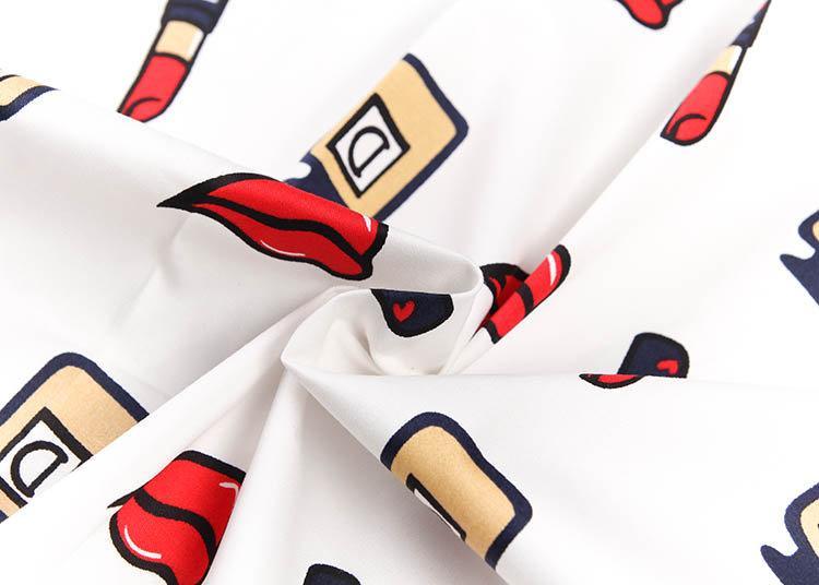 Lipsticks and Perfume! 1 Meter Fine Cotton Fabric, Fabric by Yard, Yardage Cotton Fabrics for  Style Garments, Bags - fabrics-top