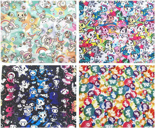 Tokidoki Stretch Fabrics Series 2 Pony! 1 Meter Printed Stretch Poly Fabric, Fabric by Yard, Yardage  Bag Fabrics, Children Fabrics,Japanese