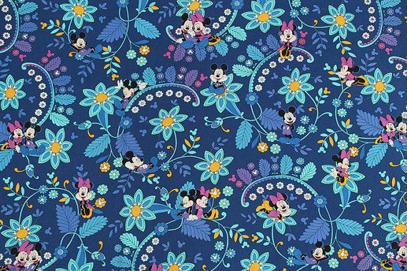 Mickey America Style Vera Brad Series 1! 1 Meter Printed Cotton Fabric, Fabric by Yard, Yardage Cotton Bag Fabrics, Children Fabrics, Kids Medallion - fabrics-top