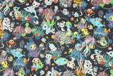 Tokidoki Anime Characters Series 5 ! 1 Yard Quality Printed Cotton Fabric, Fabric by Yard, Yardage Cotton Children Fabrics, Japanese