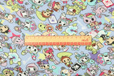 Tokidoki Anime Characters Series 5 ! 1 Yard Quality Printed Cotton Fabric, Fabric by Yard, Yardage Cotton Children Fabrics, Japanese